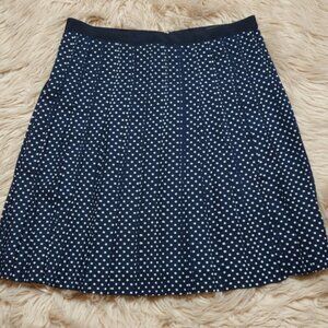 J crew Pleated Polka Dot Skirt OOP